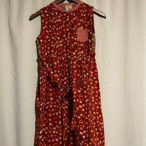 Vintage Cornelloki by April Cornell 100% Cotton Floral Dress 9/10
